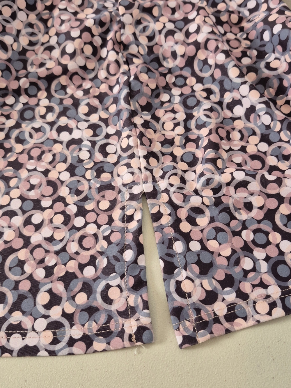 Nuu Muu The Original "Circles" Sleeveless Geometric Print Active Dress - Size L - Picture 7 of 13